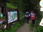 Primi passi sul "sentiero natura" che da Cicogna (mt.732) porta a Pogallo